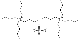 Bis(tetrabutylammonium) sulphate molecular structure (CAS 2472-88-0)