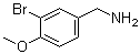 3-Bromo-4-methoxybenzylamine molecular structure (CAS 247254-47-3)