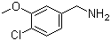 4-Chloro-3-methoxybenzenemethanamine molecular structure (CAS 247569-42-2)