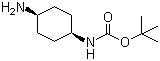 structure of CAS# 247570-24-7, 1-N-Boc-cis-1,4-cyclohexyldiamine