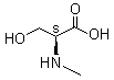 结构式 CAS# 2480-26-4, N-甲基-L-丝氨酸