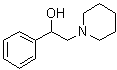 alpha-Phenyl-1-piperidineethanol molecular structure (CAS 2480-56-0)