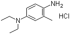 4-Diethylamino-2-methylphenylammonium chloride molecular structure (CAS 24828-38-4)