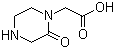 2-Oxo-1-piperazineacetic acid molecular structure (CAS 24860-46-6)