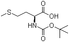 Boc-L-Methionine molecular structure (CAS 2488-15-5)