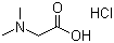 N,N-二甲基甘氨酸盐酸盐分子结构 (CAS 2491-06-7)
