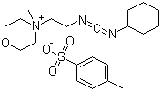 structure of CAS# 2491-17-0, N-Cyclohexyl-N'-[(N-methylmorpholinio)ethyl]carbodiimide tosylate;1-Cyclohexyl-3-[(N-methylmorpholinio)ethyl]carbodiimide toluene-4-sulphonate