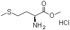 L-蛋氨酸甲酯盐酸盐分子结构 (CAS 2491-18-1)