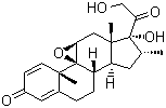 地塞米松环氧水解物分子结构 (CAS 24916-90-3)