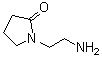 结构式 CAS# 24935-08-8, N-(2-氨基乙基)吡咯烷-2-酮