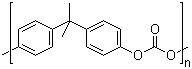 structure of CAS# 24936-68-3, Polycarbonate resin;Poly[oxycarbonyloxy-1,4-phenylene(1-methylethylidene)-1,4-phenylene]; Poly(oxycarbonyloxy-p-phenyleneisopropylidene-p-phenylene); 2,2-Bis(4-hydroxyphenyl)propane polycarbonate SRU