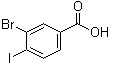 3-Bromo-4-iodobenzoic acid molecular structure (CAS 249647-25-4)