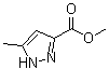Methyl 5-methyl-1H-pyrazole-3-carboxylate molecular structure (CAS 25016-17-5)