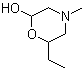 6-Ethyl-4-methyl-2-morpholinol molecular structure (CAS 250244-75-8)