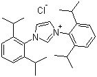 1,3-Bis(2,6-diisopropylphenyl)imidazolium chloride molecular structure (CAS 250285-32-6)