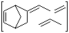 Ethylene-propylene-ethylidenenorbornene terpolymer molecular structure (CAS 25038-36-2)