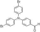 结构式 CAS# 25069-38-9, 4-[双(4-溴苯基)氨基]苯甲醛