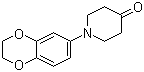 1-(2,3-Dihydrobenzo[b][1,4]dioxin-6-yl)-4-piperidone molecular structure (CAS 250718-94-6)