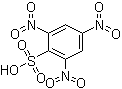 2,4,6-Trinitrobenzenesulfonic acid molecular structure (CAS 2508-19-2)