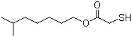 Isooctyl mercaptoacetate molecular structure (CAS 25103-09-7)