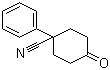 4-Cyano-4-phenylcyclohexanone molecular structure (CAS 25115-74-6)