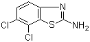 structure of CAS# 25150-27-0, 2-Amino-6,7-dichlorobenzothiazole;6,7-Dichlorobenzothiazol-2-amine