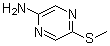 structure of CAS# 251549-38-9, 5-(Methylthio)-2-pyrazinamine;5-(methylthio)-pyrazinamine; 5-(Methylsulfanyl)pyrazin-2-amine; 5-(Methylthio)pyrazin-2-amine