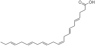 二十二碳六烯酸分子结构 (CAS 25167-62-8)