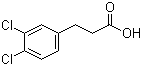 结构式 CAS# 25173-68-6, 3-(3,4-二氯苯基)丙酸