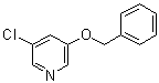 结构式 CAS# 251996-81-3, 3-氯-5-(苯基甲氧基)吡啶