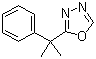 2-(1-Methyl-1-phenylethyl)-1,3,4-oxadiazole molecular structure (CAS 252253-32-0)
