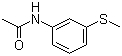 structure of CAS# 2524-78-9, 3-Acetamidothioanisole;N-[3-(Methylthio)phenyl]acetamide