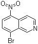 8-Bromo-5-nitroisoquinoline molecular structure (CAS 252861-41-9)