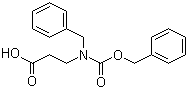 N-[(Phenylmethoxy)carbonyl]-N-(phenylmethyl)-beta-alanine molecular structure (CAS 252919-08-7)
