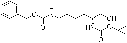 2-N-Boc-6-N-Cbz-D-Lysinol molecular structure (CAS 252940-35-5)