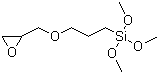 结构式 CAS# 2530-83-8, 3-(2,3-环氧丙氧)丙基三甲氧基硅烷; 3-缩水甘油醚氧基丙基三甲氧基硅烷