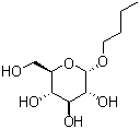 丁基 alpha-D-吡喃葡萄糖苷分子结构 (CAS 25320-93-8)
