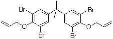四溴双酚 A 双烯丙基醚分子结构 (CAS 25327-89-3)
