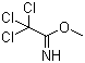 结构式 CAS# 2533-69-9, 2,2,2-三氯乙酰亚氨酸甲酯