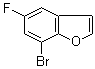 7-Bromo-5-fluorobenzofuran molecular structure (CAS 253429-19-5)