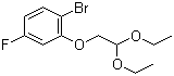structure of CAS# 253429-30-0, 1-Bromo-2-(2,2-diethoxyethoxy)-4-fluorobenzene