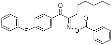 1-[4-(Phenylthio)phenyl]-1,2-octanedione 2-(O-benzoyloxime) molecular structure (CAS 253585-83-0)