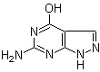 结构式 CAS# 2537-04-4, 4-羟基-6-氨基吡唑并[3,4-d]嘧啶