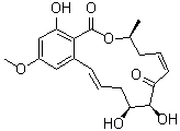 (5Z)-7-Oxozeaenol molecular structure (CAS 253863-19-3)