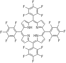 5,10,15,20-Tetrakis(pentafluorophenyl)porphyrin molecular structure (CAS 25440-14-6)