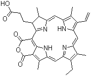 Purpurin 18 molecular structure (CAS 25465-77-4)