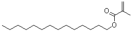 甲基丙烯酸十四烷基酯分子结构 (CAS 2549-53-3)