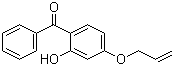 4-丙烯氧基-2-羟基二苯甲酮分子结构 (CAS 2549-87-3)