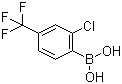 2-Chloro-4-trifluoromethylphenylboronic acid  molecular structure (CAS 254993-59-4)