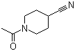 structure of CAS# 25503-91-7, 1-Acetylpiperidine-4-carbonitrile